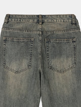 ASCLO Slab Slim Bootcut Denim Pants