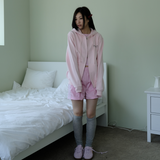 KIRIGIRL フーディージップアップ _PINK