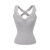 Alessa Lace Cross Camisole