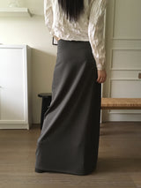 Mutin Jersey Maxi Long Skirt