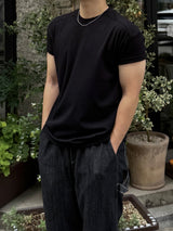 Linen carpenter wide banding denim