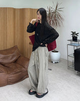 Pierre Striped Banding Slacks