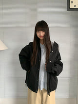 [unisex] Caranne Color Matching Hood Bomber Jacket