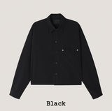ブラッドリベットクロップシャツ