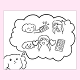 Milk choco keychain