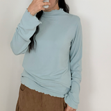 Lovmi Wave Half-Turtleneck T-Shirt 