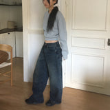 [MADE] デボンインクイシスウォッシュドワイドデニムパンツ