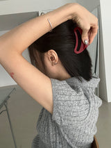 Title hair clip (4color)