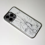 フラクチャーオブニュートピアフォンケース (SV_ホワイト)