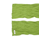 Wave Crinkled Long Scarf (yellowish green)