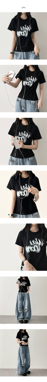 Well gradient short sleeve tee 