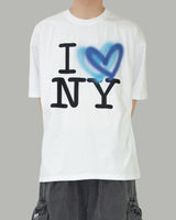 NY ハートショートスリーブT