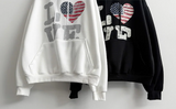 LOVE American flag hood [Fleece]