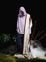 24AW バタフライスケールウィングスウールスカーフ