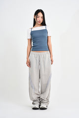 Wind-cut mesh nylon pants