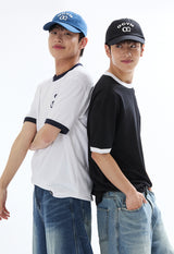OCYN BASIC 6 PANNEL CAP_NAVY