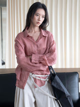 Old Money Sheer Ramie Shirt