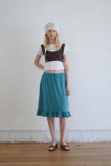 Aile frill skirt_teal