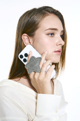 NO.601 [SILVER] STAR MIRROR PHONE GRIP
