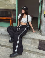 [Planned Product] Sorbet Color Matching Nylon Track Pants