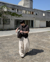Aven Linen Two-Tuck Wide Pants