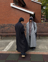 No.0983 wool 30 P line long COAT (3color)