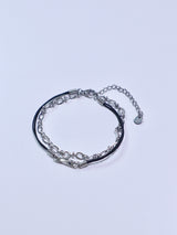All surgical seel new wave layered string bracele