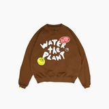 SMILEYWORLD® POP SWEATER | BROWN