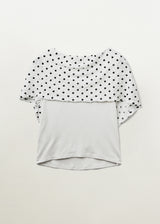 ドットドレープスリーブレス (White)
