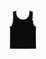 LACE POINT SLEEVELESS (BLACK)