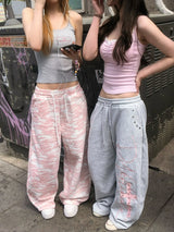 Pink Cross Sweatpants