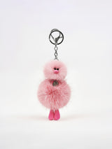 Cosymosy Ugly Bird Keyring - Peach
