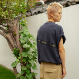 ソーイングスタッフハーフTシャツ / Navy