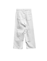 White Vintage Damaged Pants
