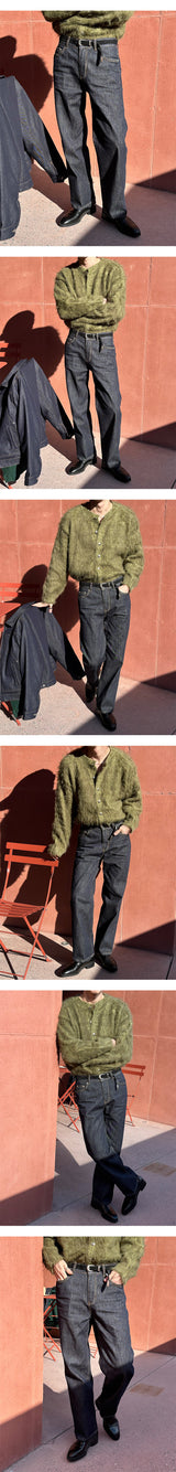 [4SEASON] Low regular denim pants(S-XL)