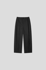 Hard cotton one tuck pants 5color