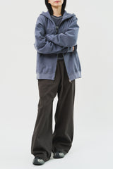 Pigment Applique Hooded Zip Up (3color)