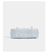 Star Print Soft Quilted Toast Bag - Premium Mini Crossbody Bag