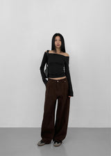 [MADE] Torrance One Tuck Wide Cotton Pants