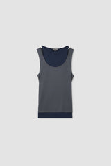 Two Layered Sleeveless / Grey