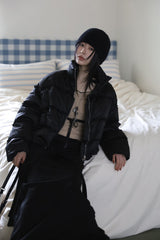 リバードロップシャーリングロングスカート