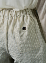 Checkboard shorts (beige)