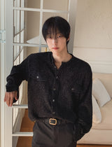 Mir Shining Tweed Crop Jacket