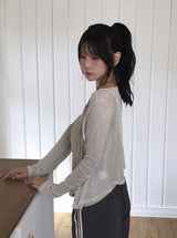BT Nylon Track Pintuck Wide Pants