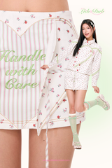 Handle with Care Mini Skirt (White)