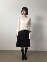 YWD PLEATS SKIRT (2color)