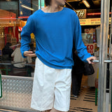 LMNポールデッキーバルーンボートネックニットウェアロングスリーブT (6 colors)