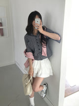 [MADE] Cabbage, Teard Miniskirt Pants