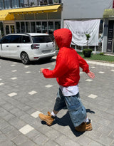 ビッグカーゴワイドデニムショーツ