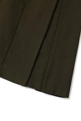 Page pintuck skirt_khaki